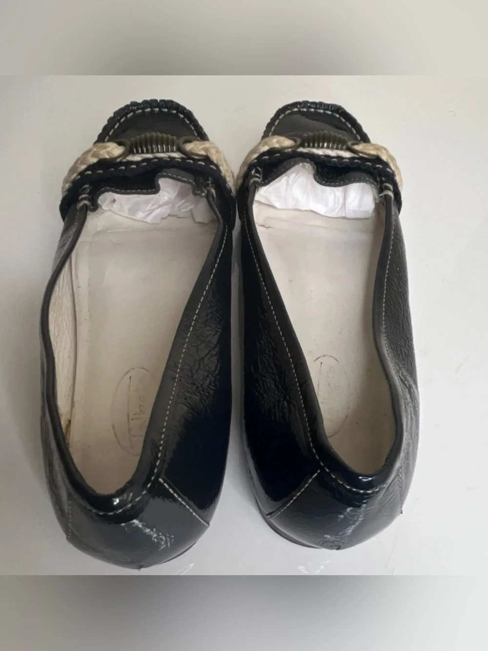 Talbots Women's Horse Bit Loafer Flats with Braided Accent Size 8.5B